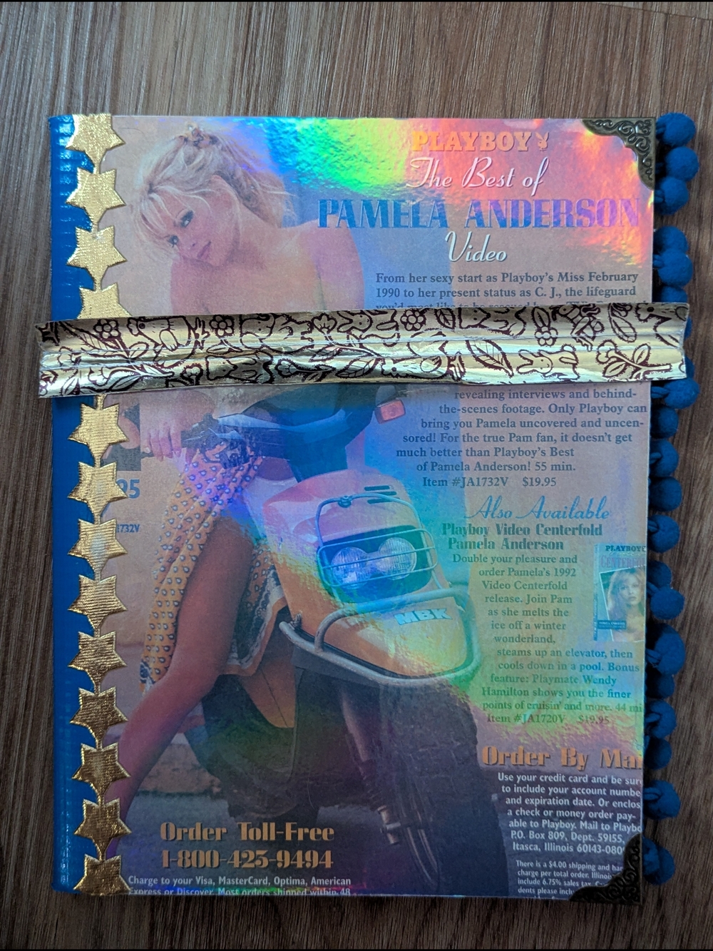 Playboy Pamela Anderson Holographic Wallet - Blue